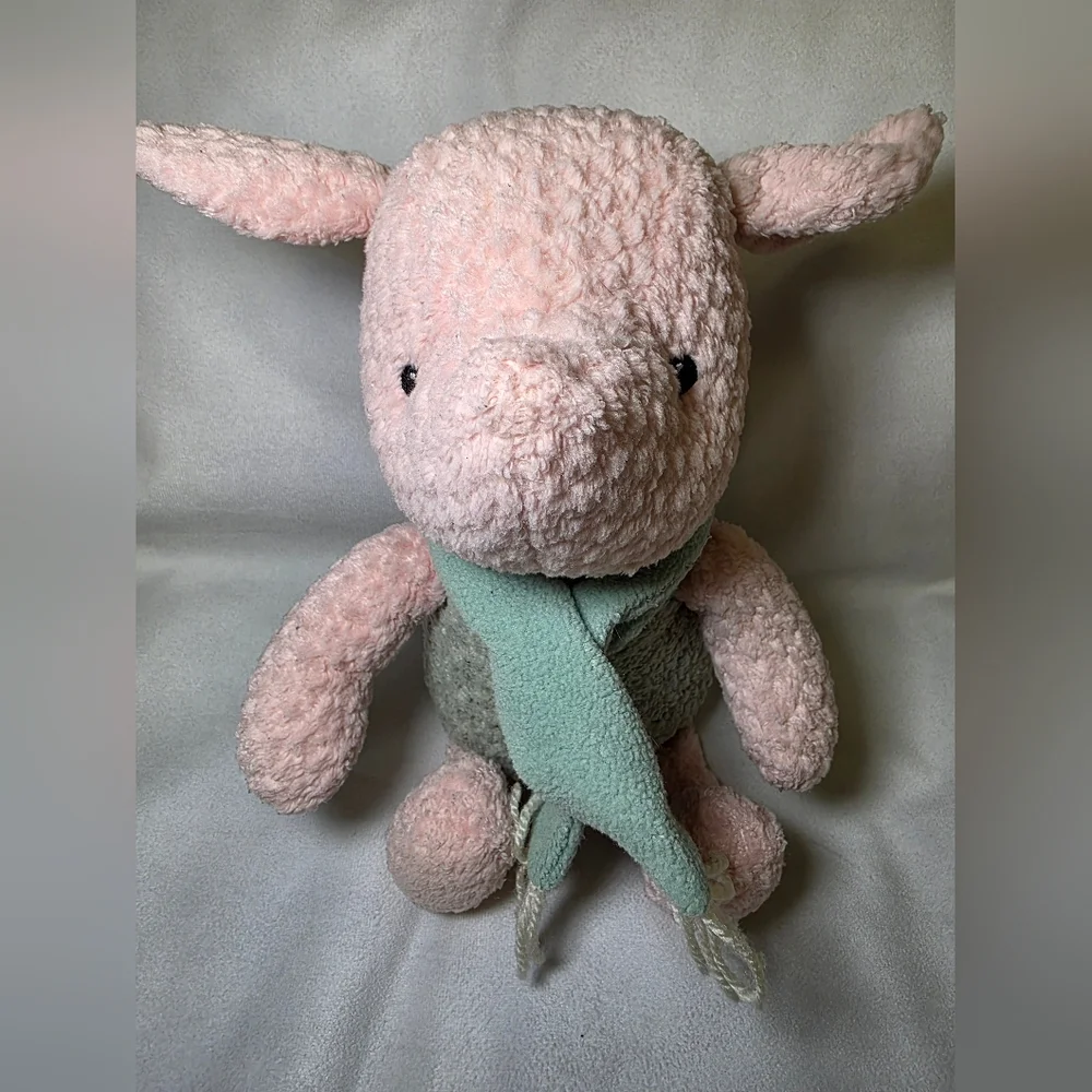 Vintage The Disney Store Stuffed Plush Chenille Winnie The Pooh Piglet Doll